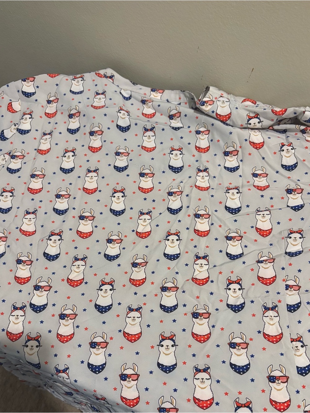 Fourth of July Scrub Top - Picture 4 of 4